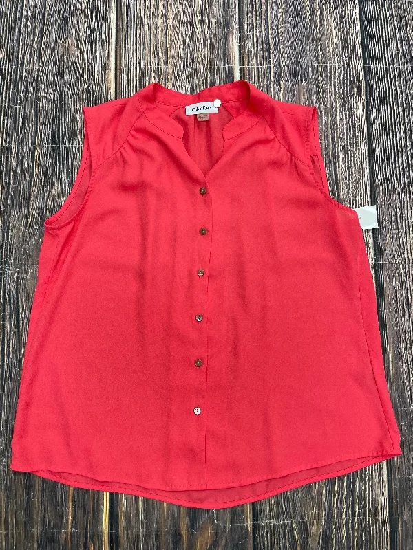 Stock Clearance Blouse Sleeveless By Calvin Klein  Size: S