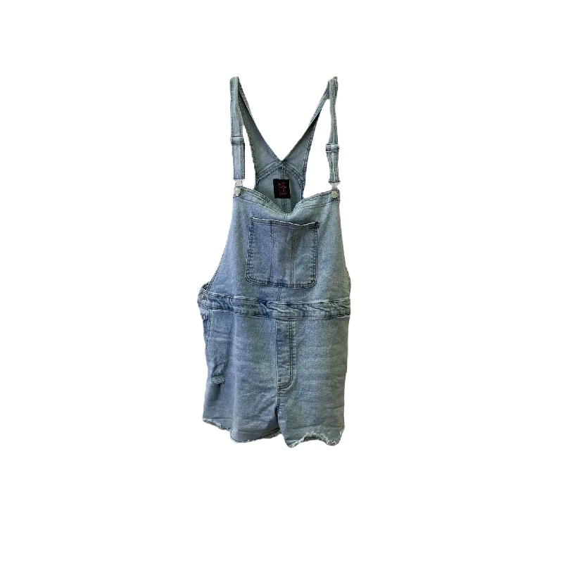 Weekend Special Blue Shortalls By No Boundaries, Size: 18