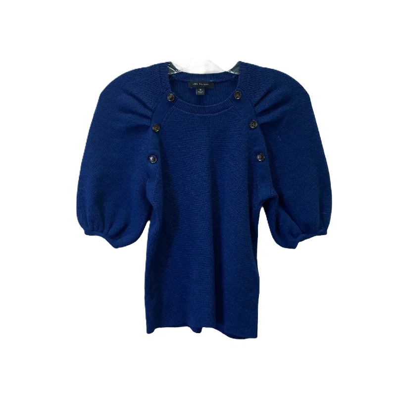Daily Deals Blue Sweater By Ann Taylor, Size: Xs
