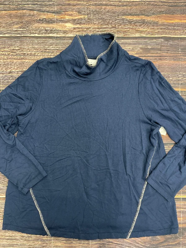 Referral Discount Blue Top Long Sleeve J. Jill, Size L