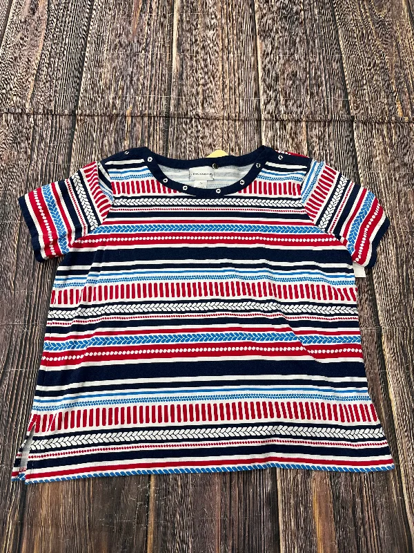 Limited Edition Blue Top Short Sleeve Alfred Dunner, Size Xl