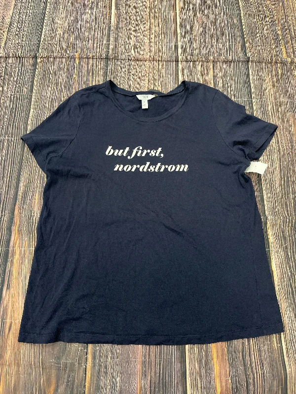 Loyalty Reward Blue Top Short Sleeve Basic 1901, Size L
