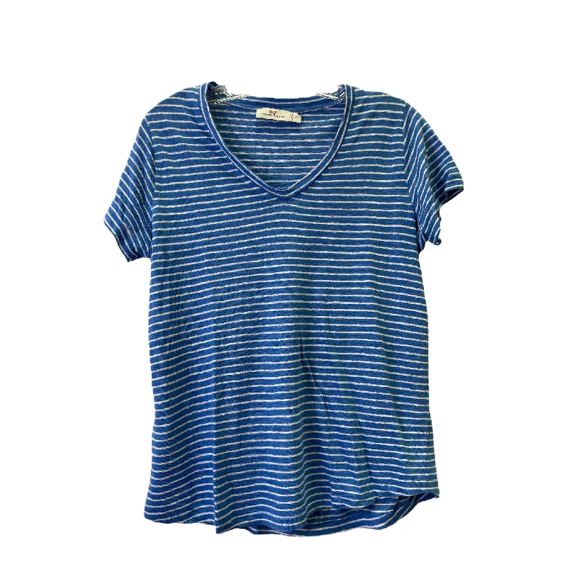 Midnight Madness Blue Top Short Sleeve Basic By Vineyard Vines, Size: Xs