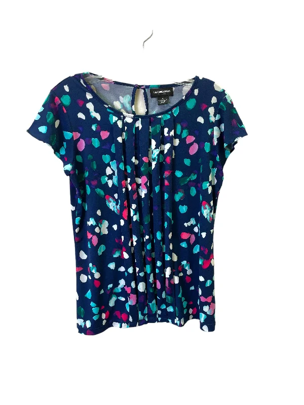 Massive Deals Blue Top Short Sleeve By Liz Claiborne, Size: S