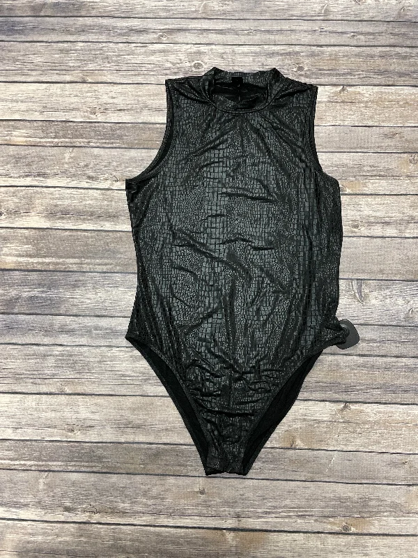 Clearance Sale Bodysuit By Shein In Black, Size: L