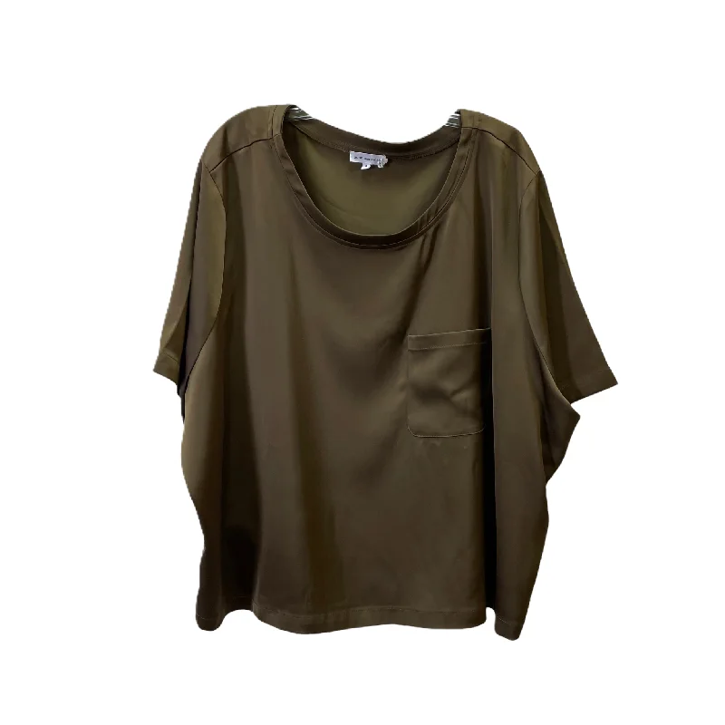 Must-Have Deals Brown Top Short Sleeve By Good American, Size: S
