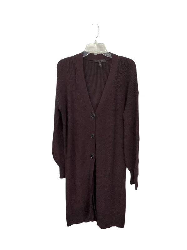 Amazing Deals Cardigan By Bcbgmaxazria In Purple, Size: M