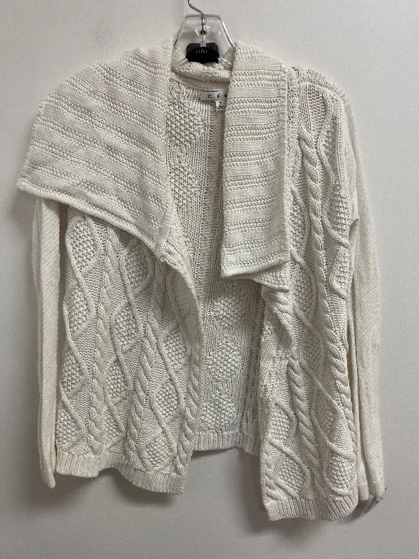 Hot Deal Cardigan By Cabi In White, Size: S