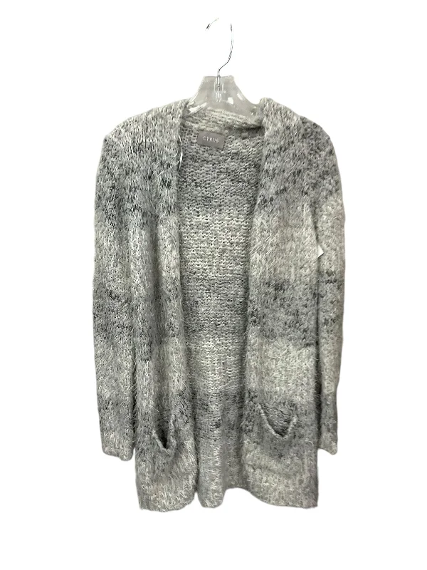 Crazy Deals Cardigan By Cyrus Knits In Grey, Size: S
