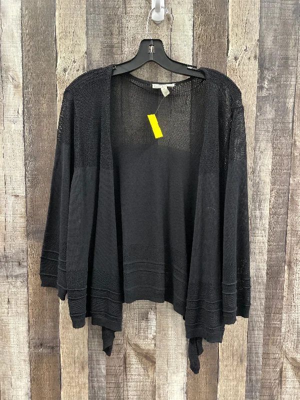Exclusive Access Cardigan By Dana Buchman In Black, Size: Xl