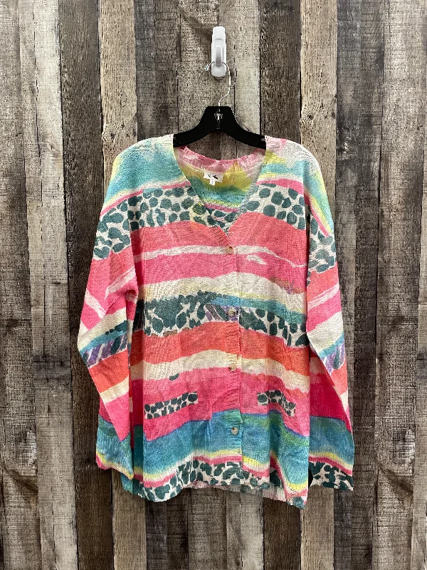 Major Savings Cardigan By La Miel In Multi-colored, Size: M