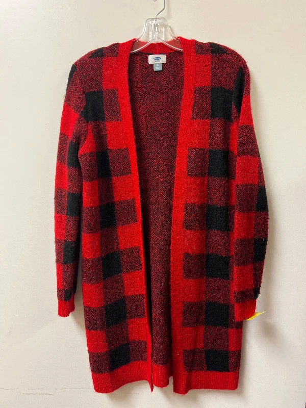 Today’s Special Cardigan By Old Navy In Black & Red, Size: Xs