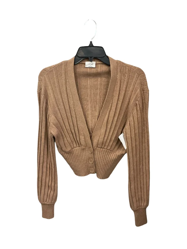 Price Cut Cardigan By Wilfred In Tan, Size: S
