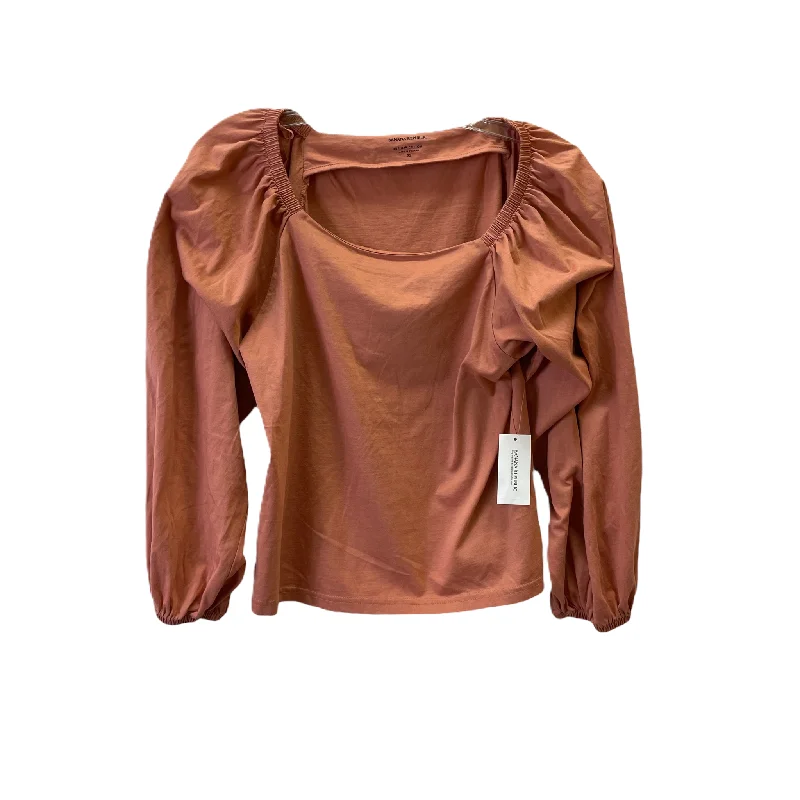 Price Rollback Coral Top Long Sleeve By Banana Republic, Size: Xs