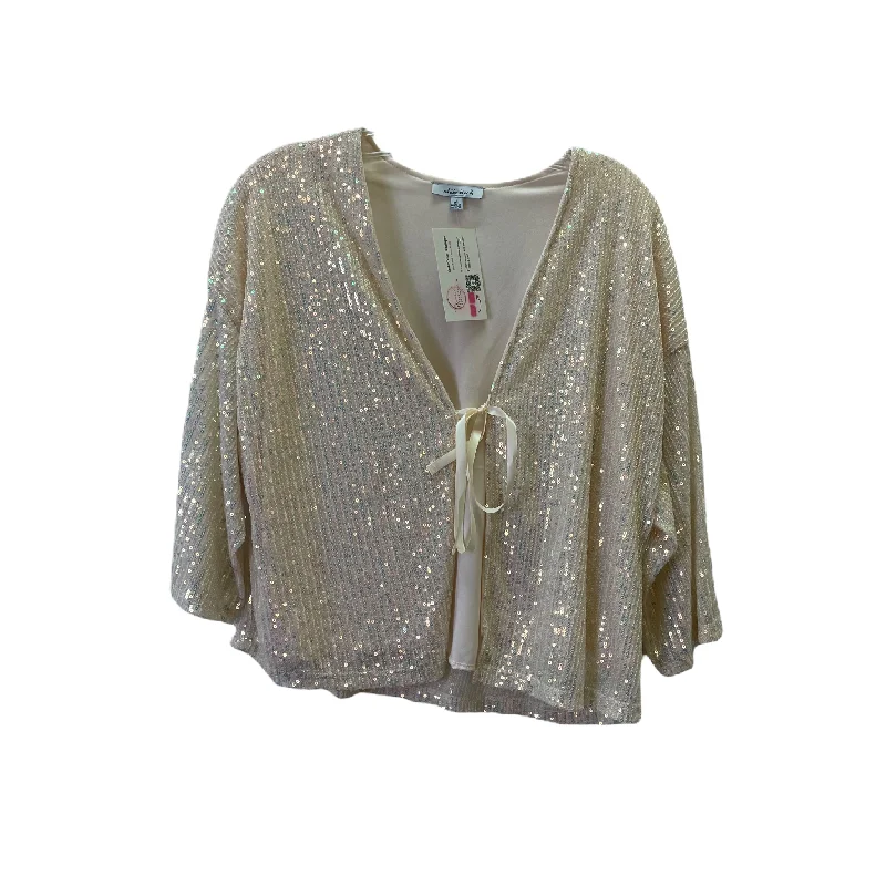 Price Blitz Cream Cardigan By White Birch, Size: M