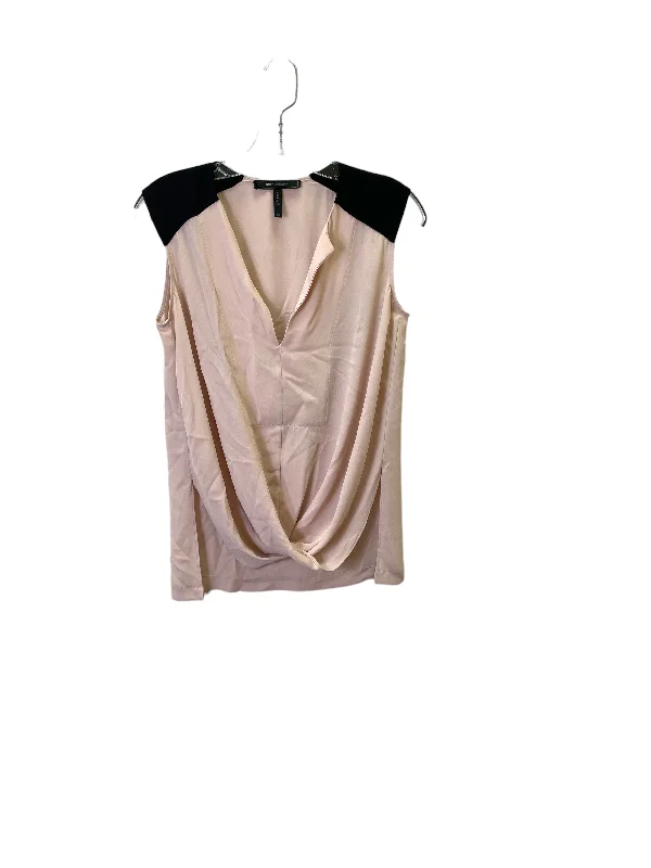 Final Clearance Cream Top Sleeveless By Bcbgmaxazria, Size: Xs