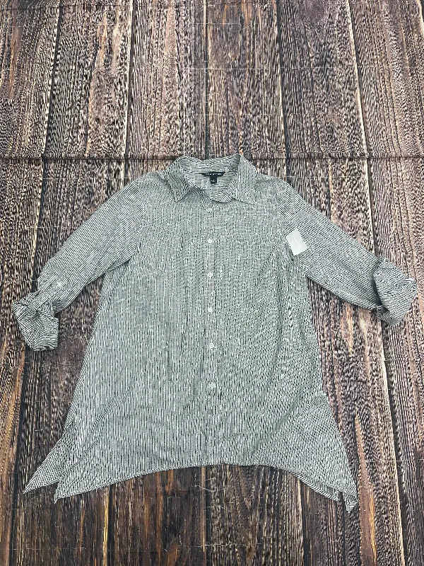 Grand Opening Sale Grey Top Long Sleeve Zac And Rachel, Size S