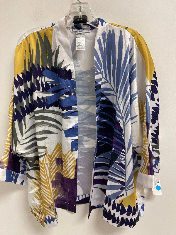 Sale Event Kimono By Chicos In Purple & Yellow, Size: Xl