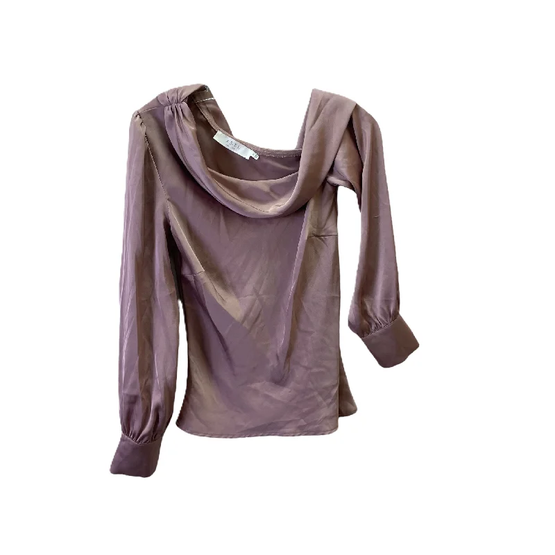 Sale Event Mauve Top Long Sleeve Basic By Astr, Size: S