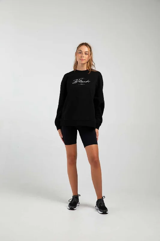 Daily Deals Off-Duty Oversized Crew Sweatshirt