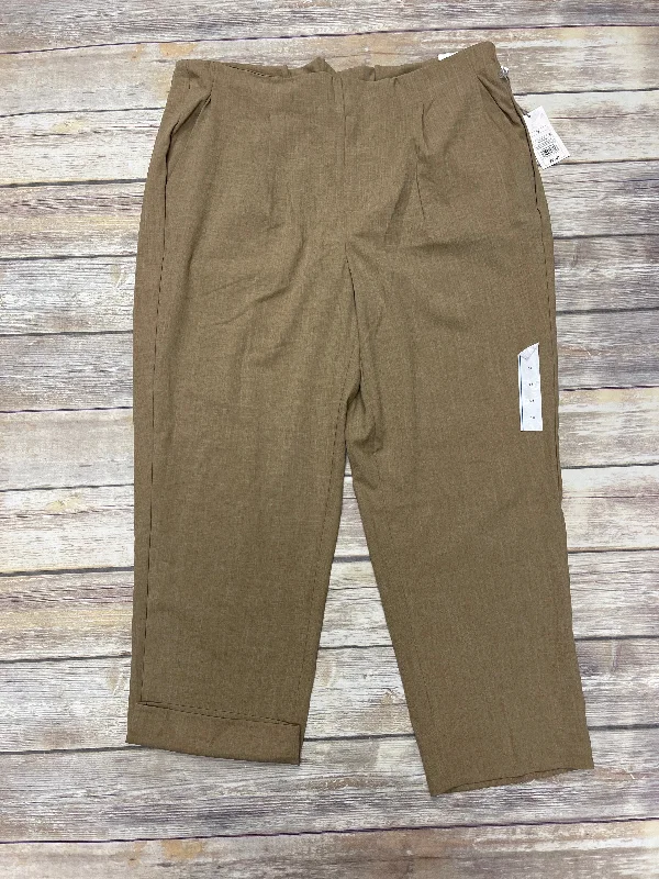 Extra Savings Pants Other By A New Day In Brown, Size: 1x