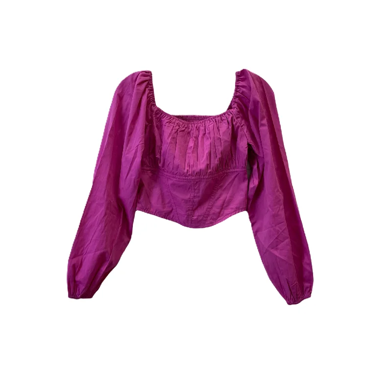 Factory Direct Sale Pink Top Long Sleeve By Japna, Size: S