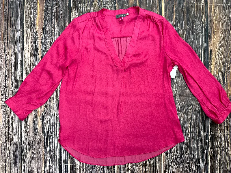One-DAY Sale Pink Top Long Sleeve Vince Camuto, Size S