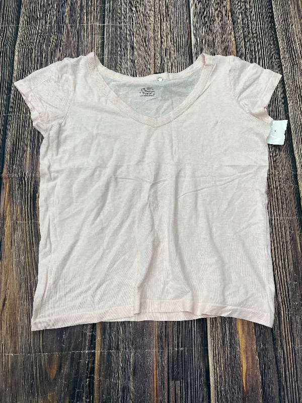 Best Bargains Pink Top Short Sleeve Basic Athleta, Size M