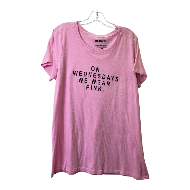 Bargain Prices Pink Top Short Sleeve By Torrid, Size: 1x