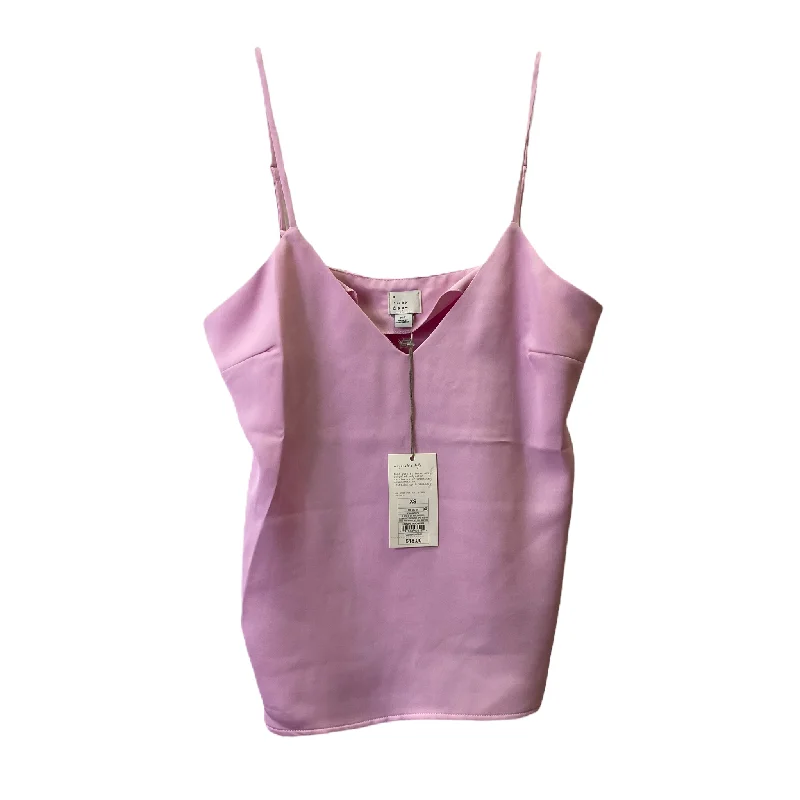 Exclusive Savings Pink Top Sleeveless By A New Day, Size: Xs