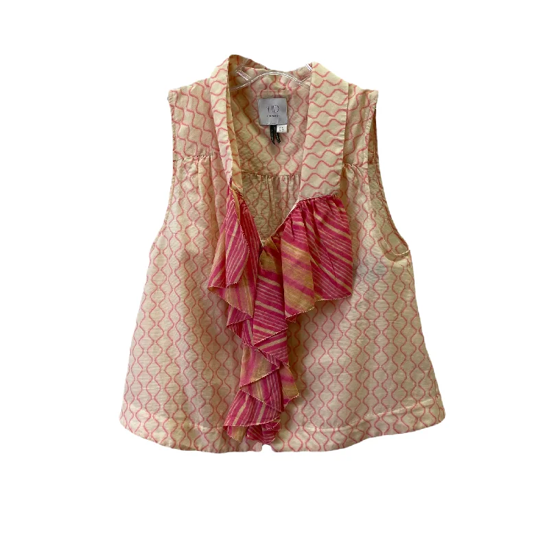 Value Deals Pink Top Sleeveless By Hd In Paris, Size: Xs