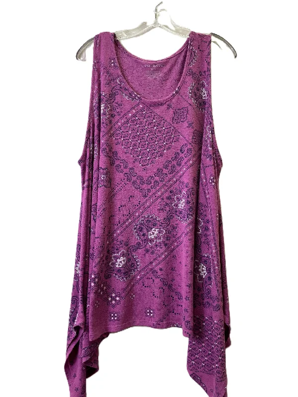 Deep Discounts Pink Top Sleeveless By Lane Bryant, Size: 3x