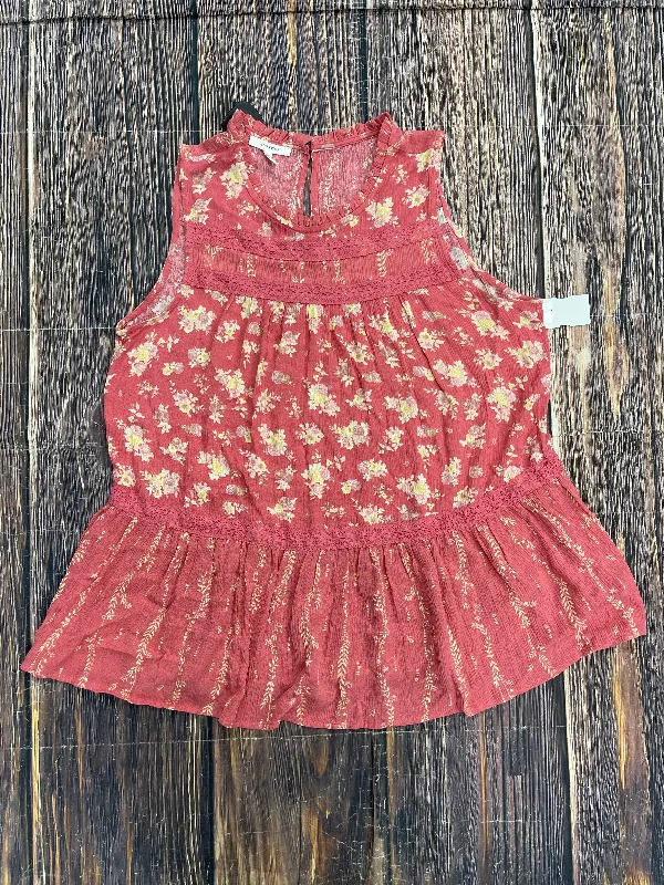 Big Savings Pink Top Sleeveless Maurices, Size M