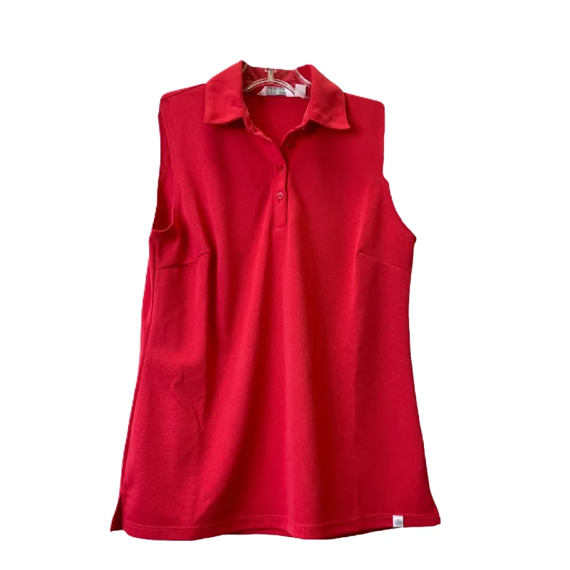 Final Clearance Red Athletic Tank Top By Lady Hagen, Size: S