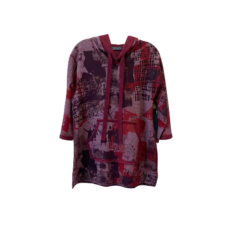 Sneak Peek Sale Red Sweatshirt Hoodie By Cme, Size: M