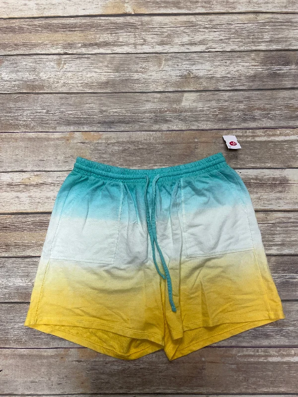 Limited Edition Shortalls By Zenana Outfitters In Tie Dye Print, Size: 1x