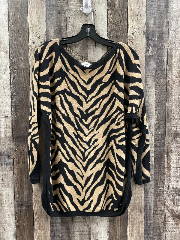 Sale Event Sweater By Cabi In Animal Print, Size: M
