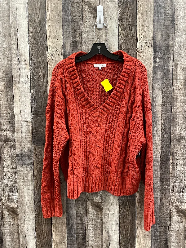 Discount Deals Sweater By Cme In Orange, Size: Xl