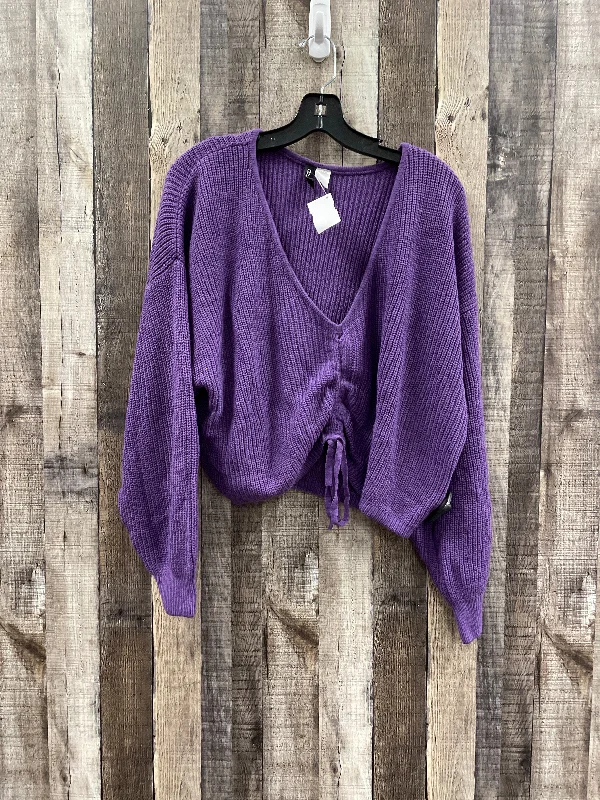Take Advantage Sweater By Divided In Purple, Size: Xl