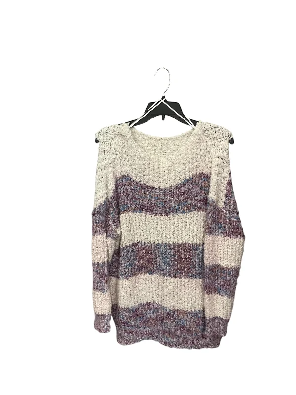 Extra Discounts Sweater By Dreamers In Striped, Size: Xl
