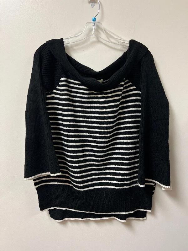 Sneak Peek Sale Sweater By Entro In Black, Size: L