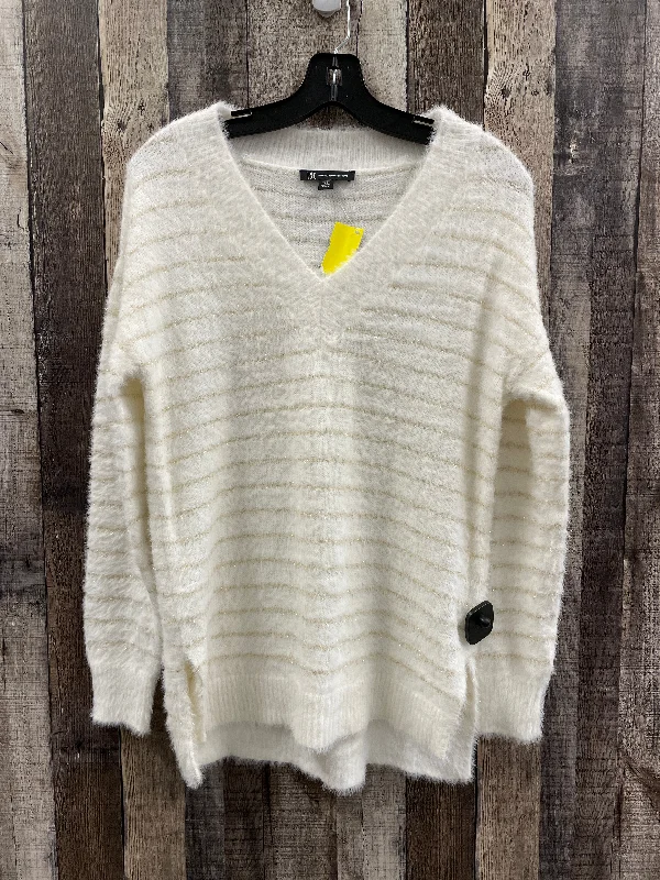 Price Drop Sweater By Inc In White, Size: Xs