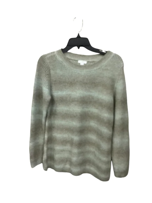 Hot Deal Sweater By J. Jill In Green & Tan, Size: S