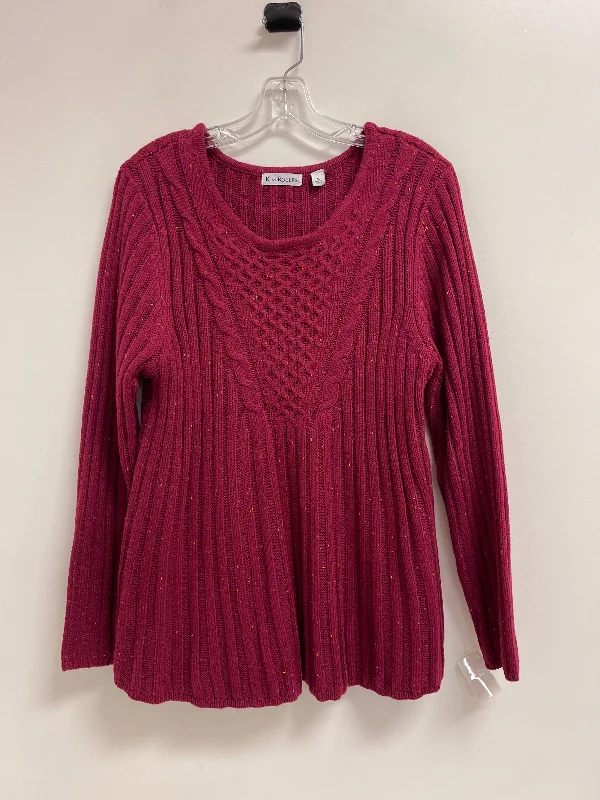 Can't Miss Sweater By Kim Rogers In Pink, Size: Xl