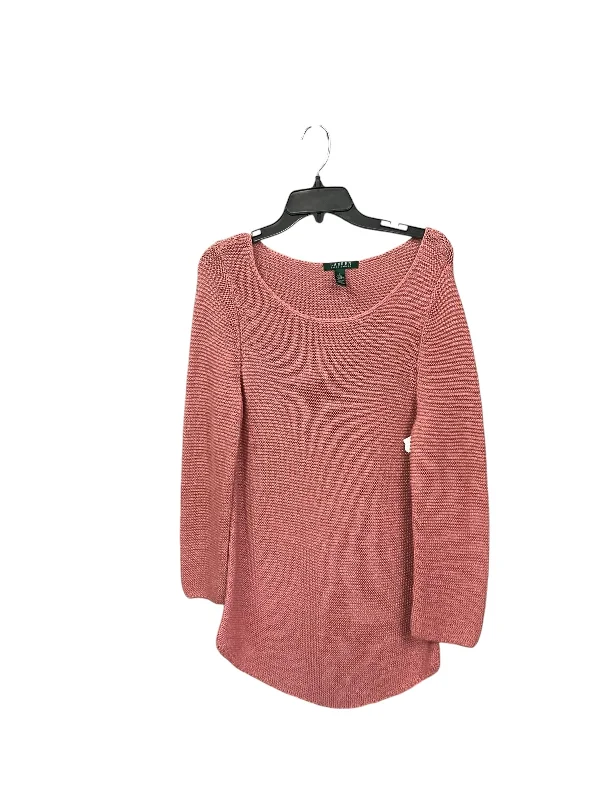 Daily Deals Sweater By Lauren By Ralph Lauren In Pink, Size: L