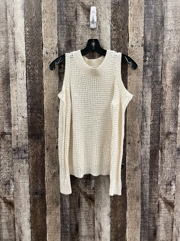 Overstock Sale Sweater By Loft In Cream, Size: Sp