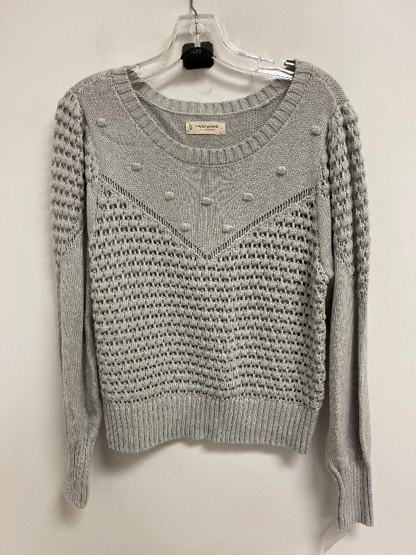 Price Rollback Sweater By Lucky Brand In Grey, Size: L