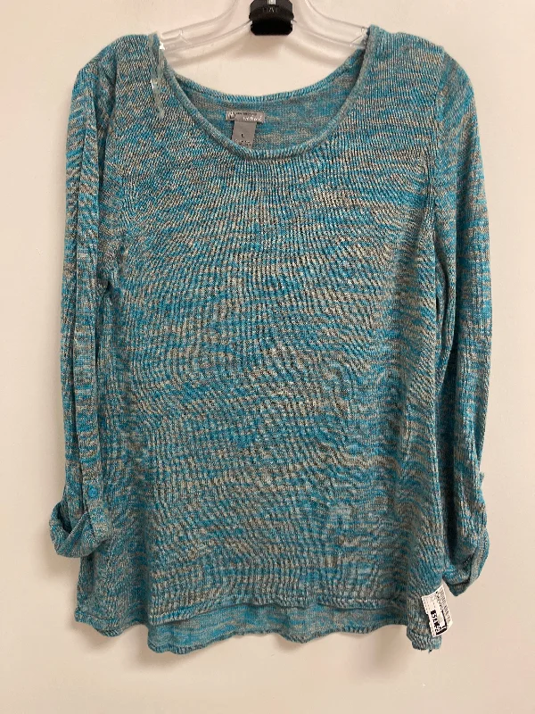 Online Only Sweater By New Directions In Blue, Size: L