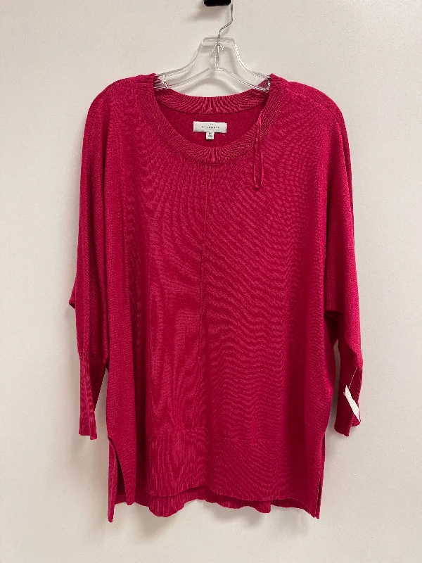 Bonus Savings Sweater By New Directions In Pink, Size: M