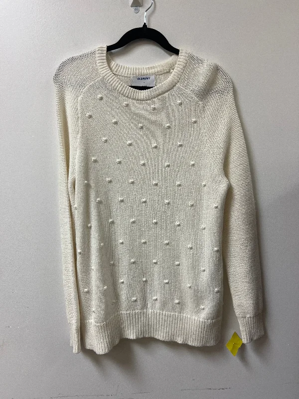 Special Savings Sweater By Old Navy In White, Size: M